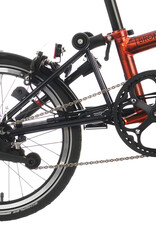 Brompton Brompton - Bike - C Line 6-speed Explore, Mid-rise HB, Std Seatpost, Brooks B17 Special Brown, Dynamo lighting, Flame Lacquer finish