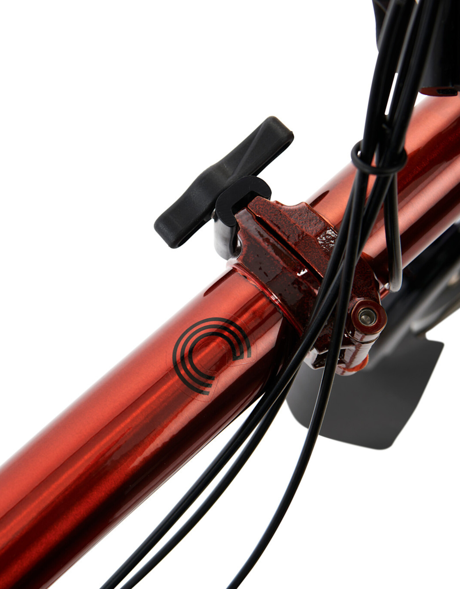 Brompton Brompton - Bike - C Line 6-speed, Mid-rise HB, Std SP, Brooks B17 Special Brown, Dynamo lighting, Flame Lacquer