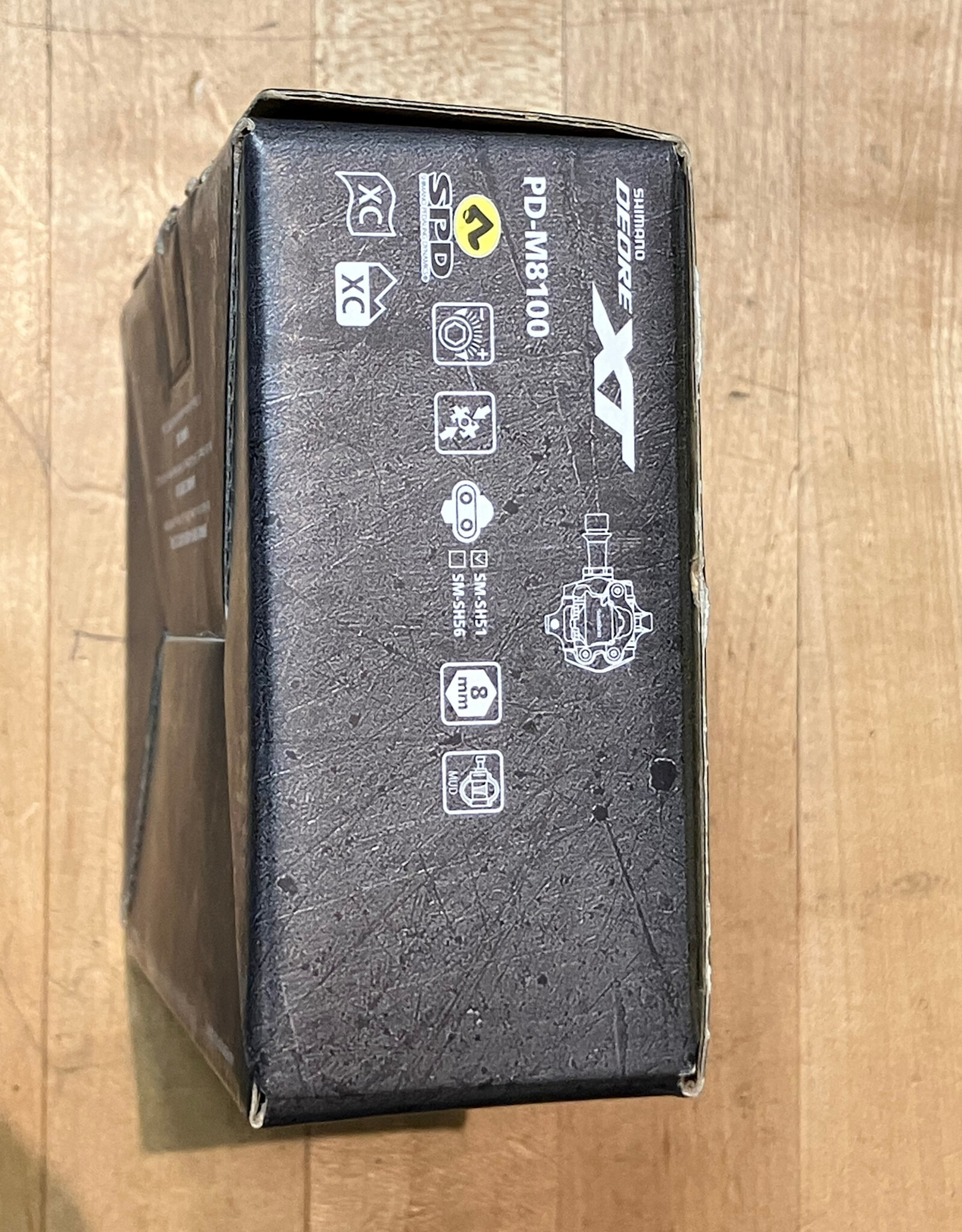 SHIMANO PEDAL, PD-M8100, DEORE XT, SPD PEDAL, W/CLEAT(SM-SH51)