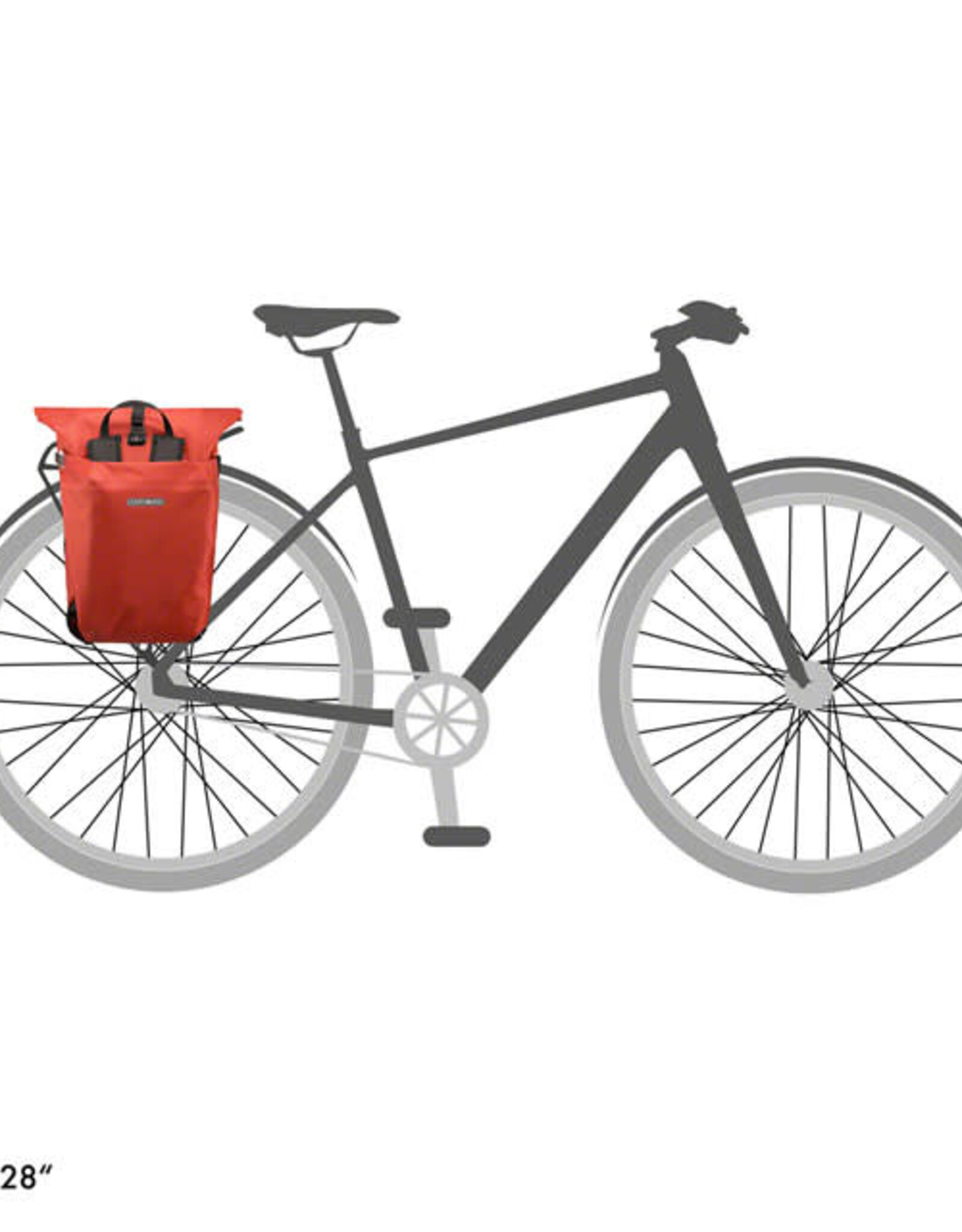 Ortlieb Vario Pannier/Backpack, 20L, Rooibos