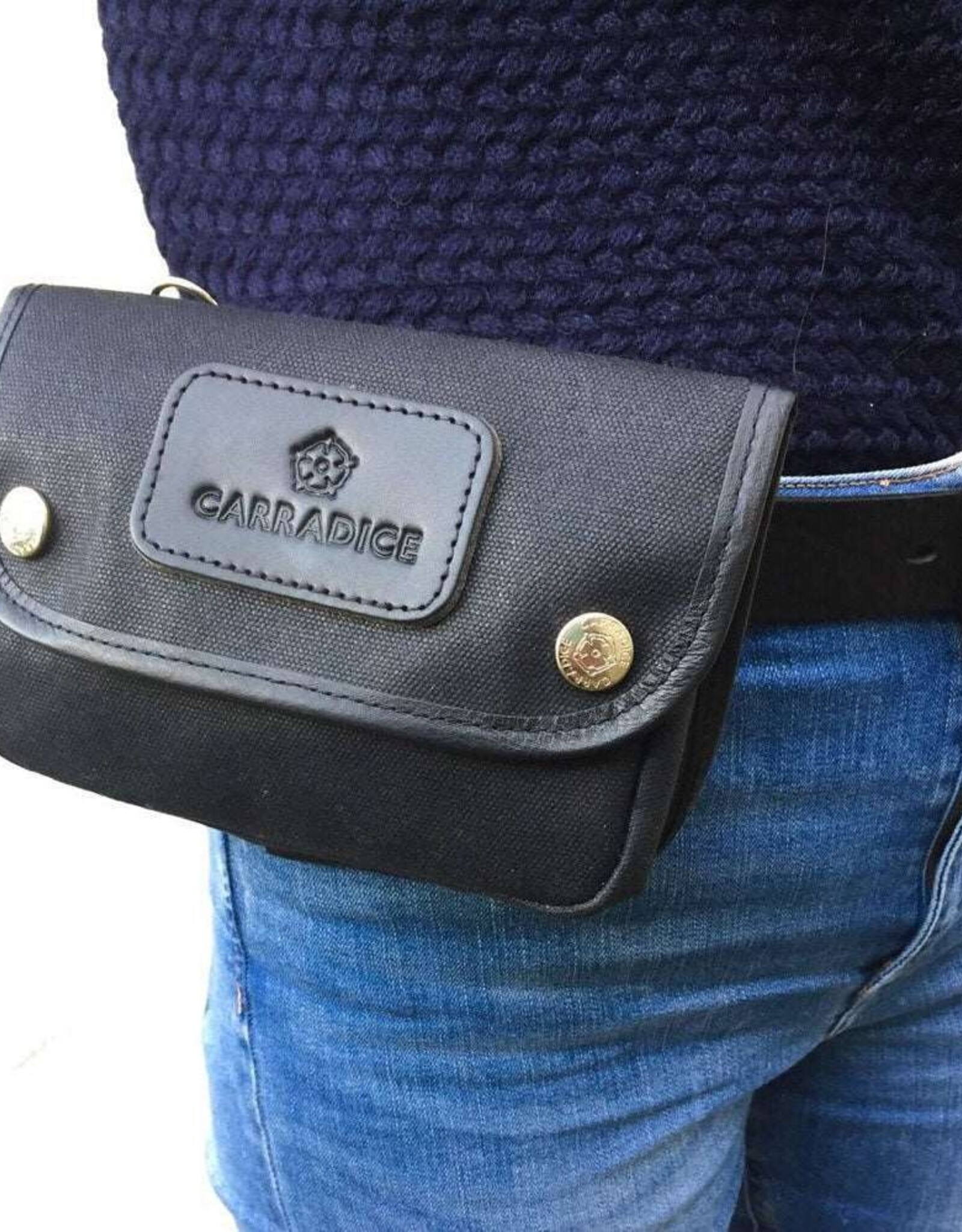Carradice Carradice Bingley 1L handlebar/saddle bag, Black Cotton Duck