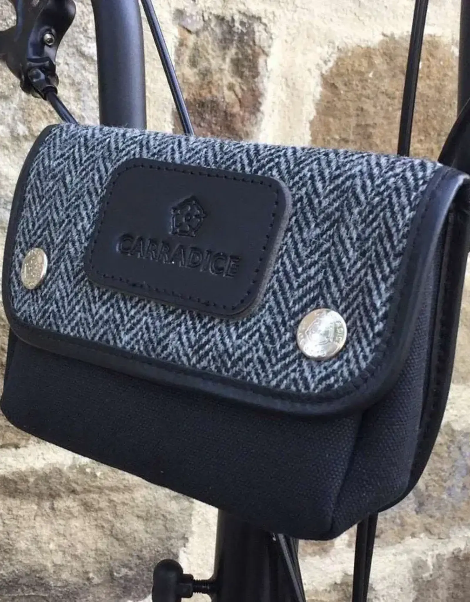 Carradice Carradice Bingley 1L handlebar/saddle bag, Tweed Herringbone