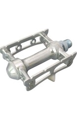 MKS MKS Sylvan Track Next Pedals - Platform, Aluminum, 9/16", Silver