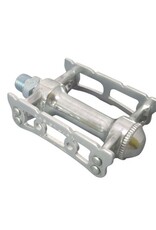 MKS MKS Sylvan Track Next Pedals - Platform, Aluminum, 9/16", Silver