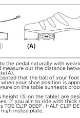MKS TOE CLIPS MKS ROAD STEEL MED