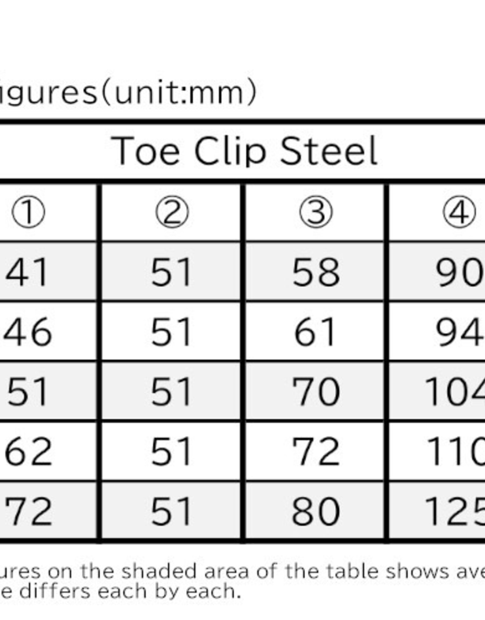 MKS TOE CLIPS MKS ROAD STEEL MED