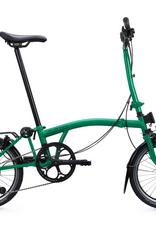 Brompton Brompton - Bike - C line 12-speed, High-rise HB, Std SP, Brompton 147mm saddle, Palm Green