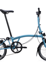 Brompton Brompton - Bike - C line 12-speed, Mid-rise HB, Std SP, Brompton 147mm saddle, Cloud Metallic