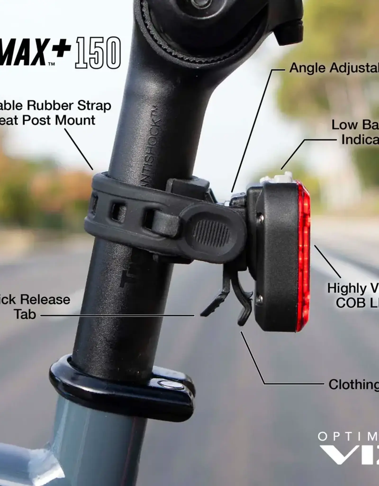 NiteRider Vmax+ 150 Taillight, Black