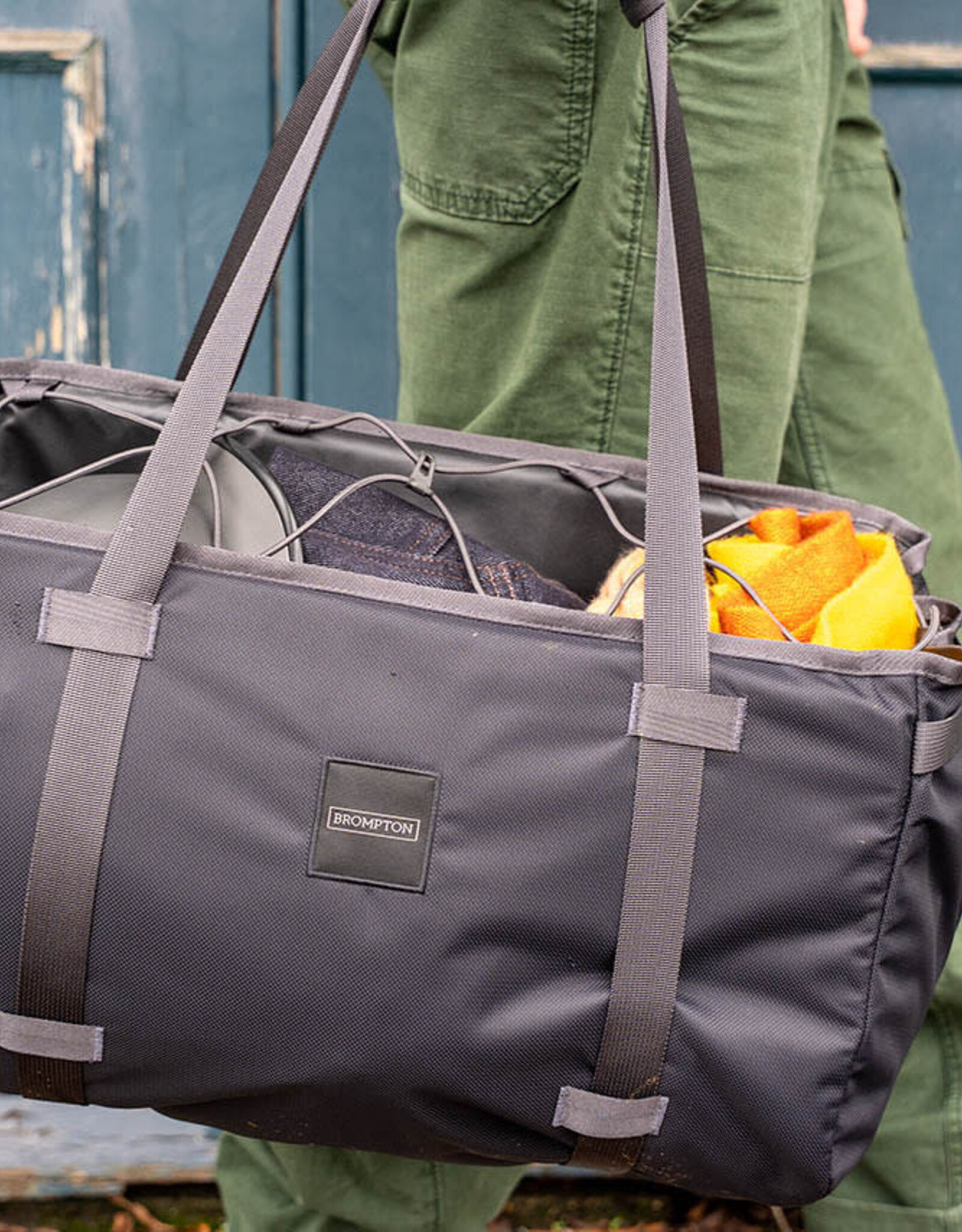 Brompton Brompton - Luggage - Basket Bag + frame, Large, Black