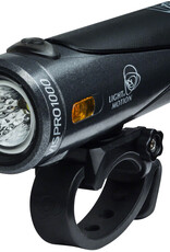 Light and Motion VIS Pro 1000 Rechargeable Headlight: Blacktop Charcoal/Black
