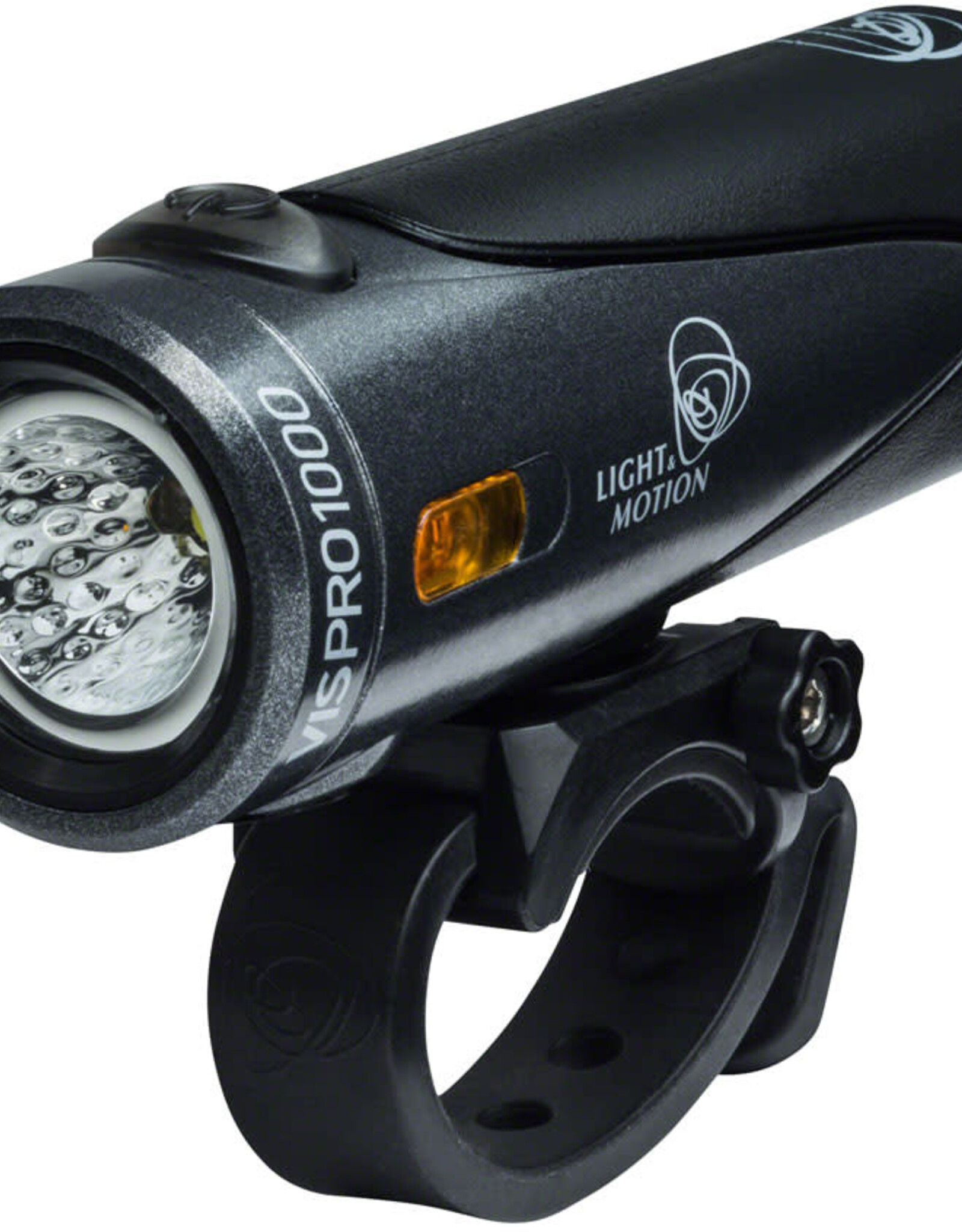 Light and Motion VIS Pro 1000 Rechargeable Headlight: Blacktop Charcoal/Black