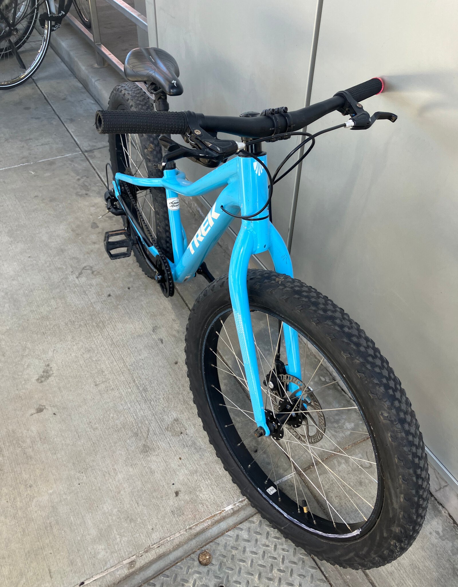 Trek Roscoe 24, 8-speed, Disc Brakes, Light Blue