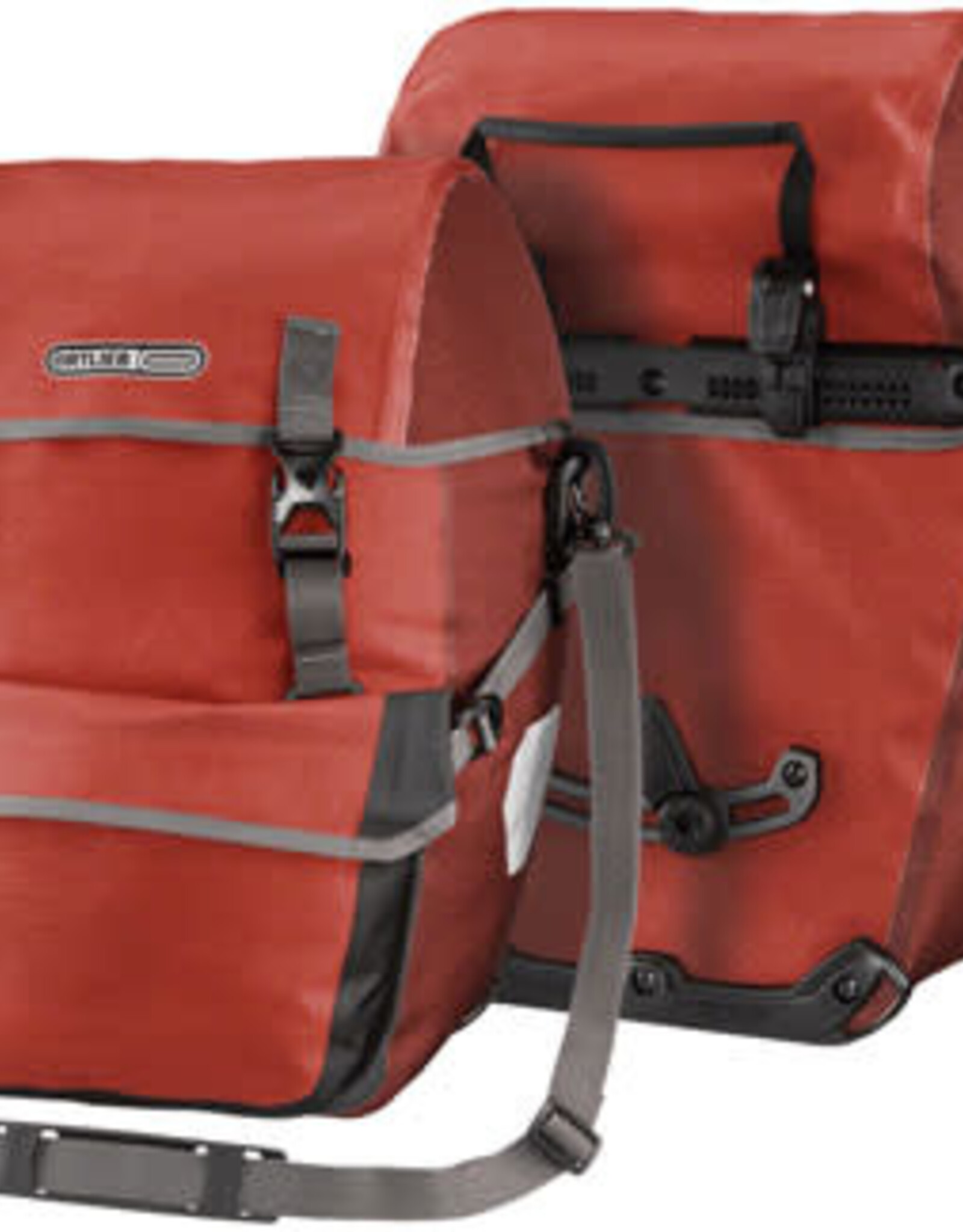 Ortlieb Bike-Packer Plus Panniers - 42L, Pair, Salsa/Dark Chili