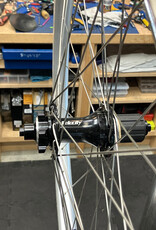 Velocity Cliffhanger Clydesdale, Rear Wheel, 584 (27.5 / 650b), 145x10mm HG Disc QR, 40h Silver Rim & Spokes w/Black Hub