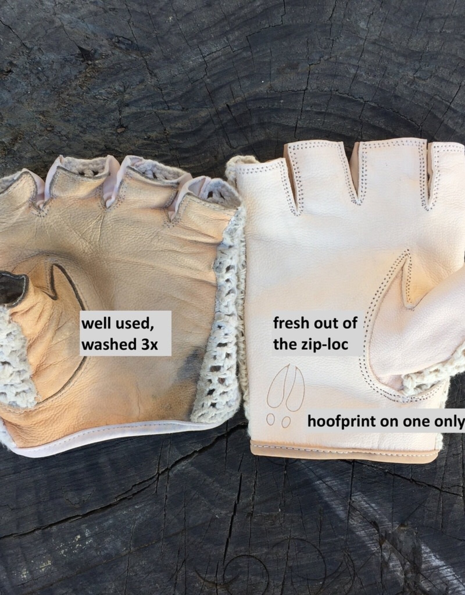 Cardiff G.O.A.T. Cycling Gloves, Goatskin,