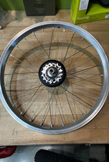 Brompton Brompton - Wheels - Rear Wheel Incl Fittings for 2-speed 12/16T cogs, Silver