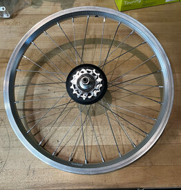 Brompton Brompton - Wheels - Rear Wheel Incl Fittings for 2-speed 12/16T cogs, Silver