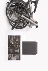 Brompton Brompton - Bike - T Line, 4-Speed, Mid-rise HB, Blasted Ti