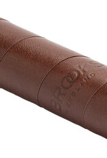 Brooks Brooks Willow Leather Grips, Antique Brown, 130/130mm