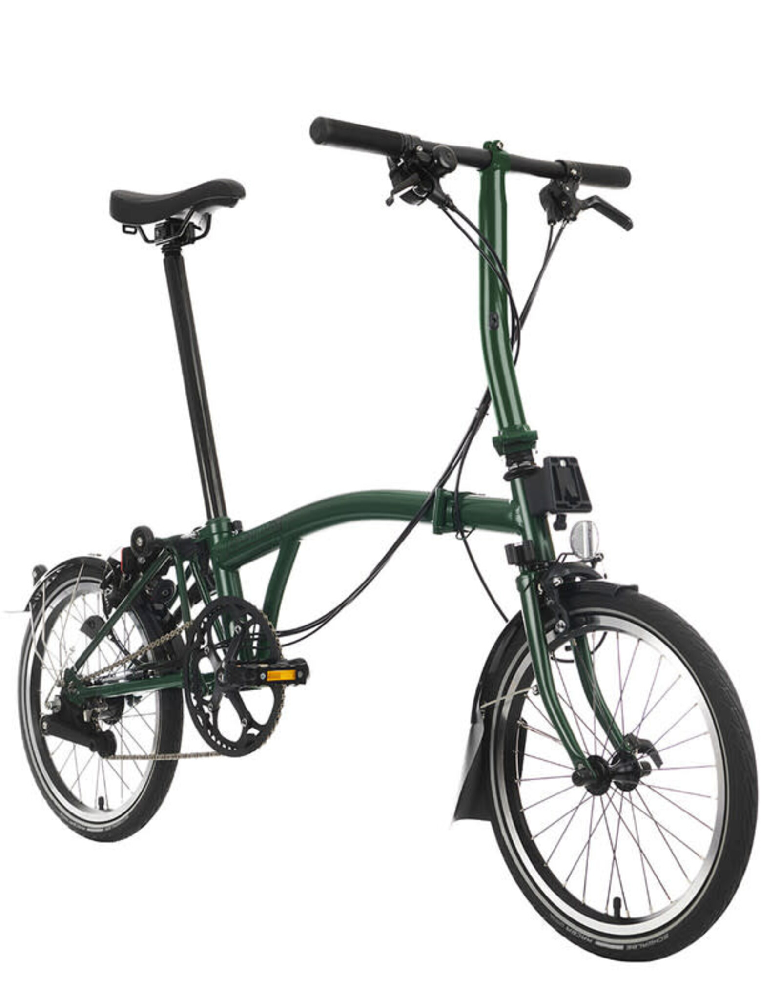 Brompton Brompton - Bike - C Line 12-Speed, Straight HB, Std SP, British Racing Green