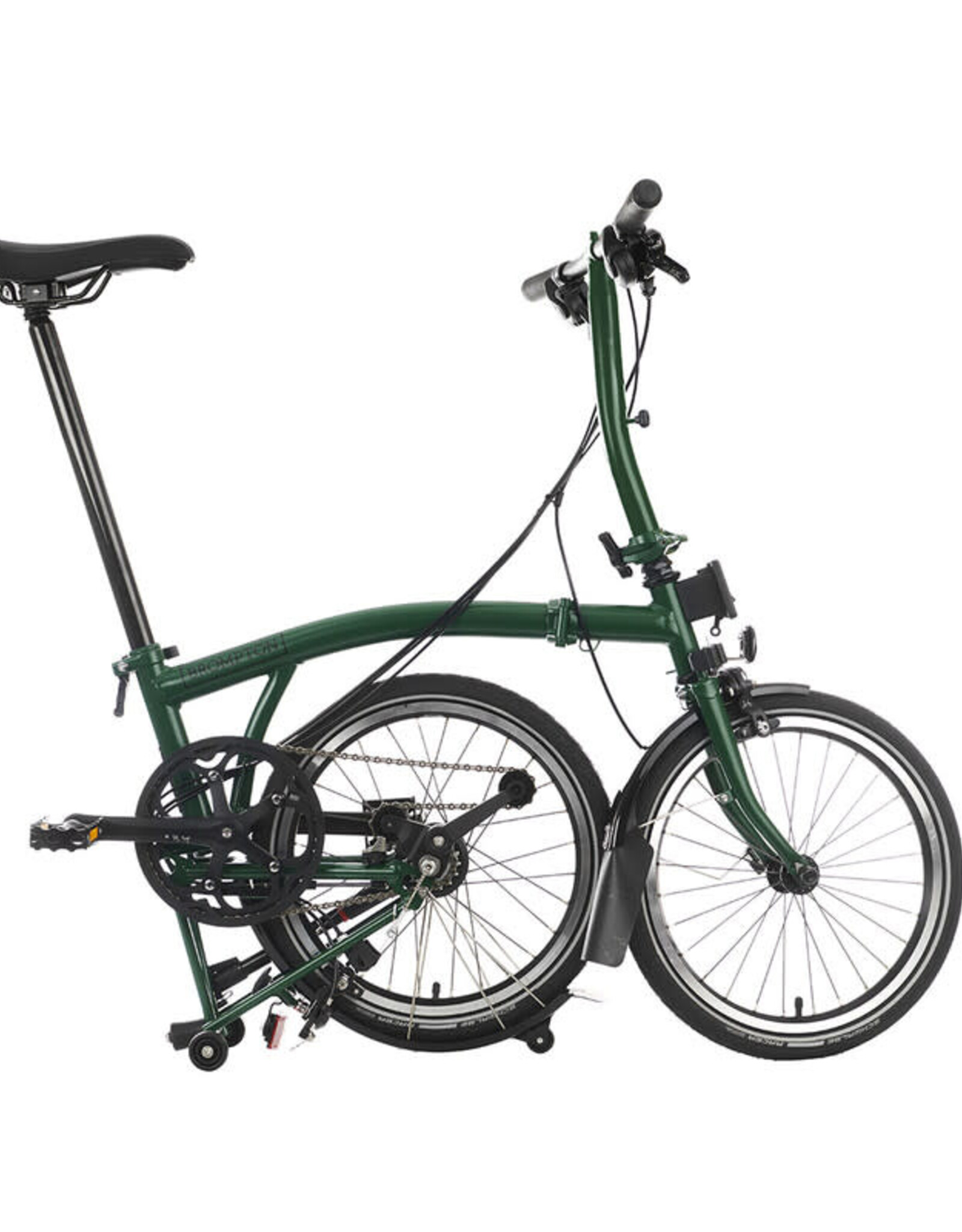Brompton Brompton - Bike - C Line 12-Speed, Straight HB, Std SP, British Racing Green
