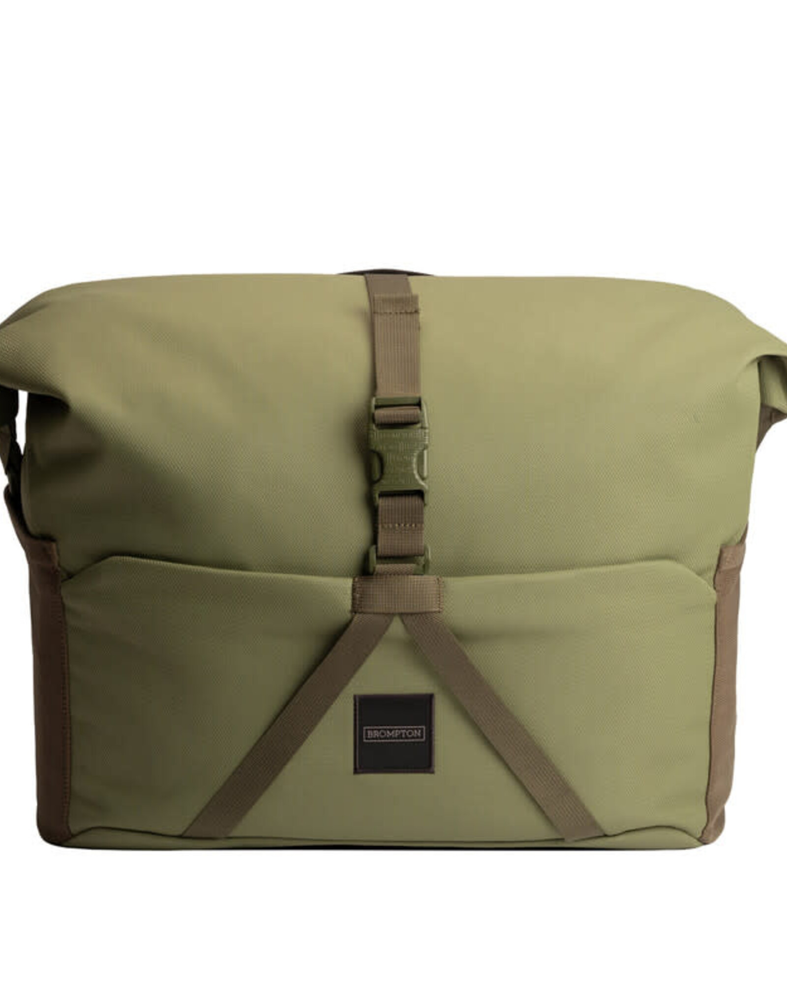 Brompton Brompton - Luggage - Rolltop Bag + Frame, Lrg, Olive Green
