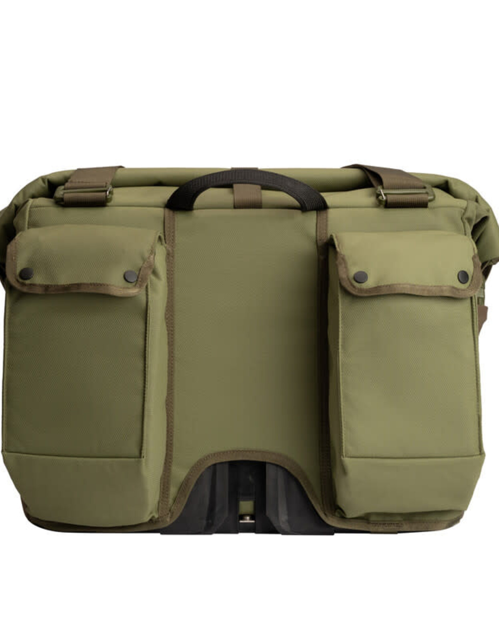 Brompton Brompton - Luggage - Rolltop Bag + Frame, Lrg, Olive Green