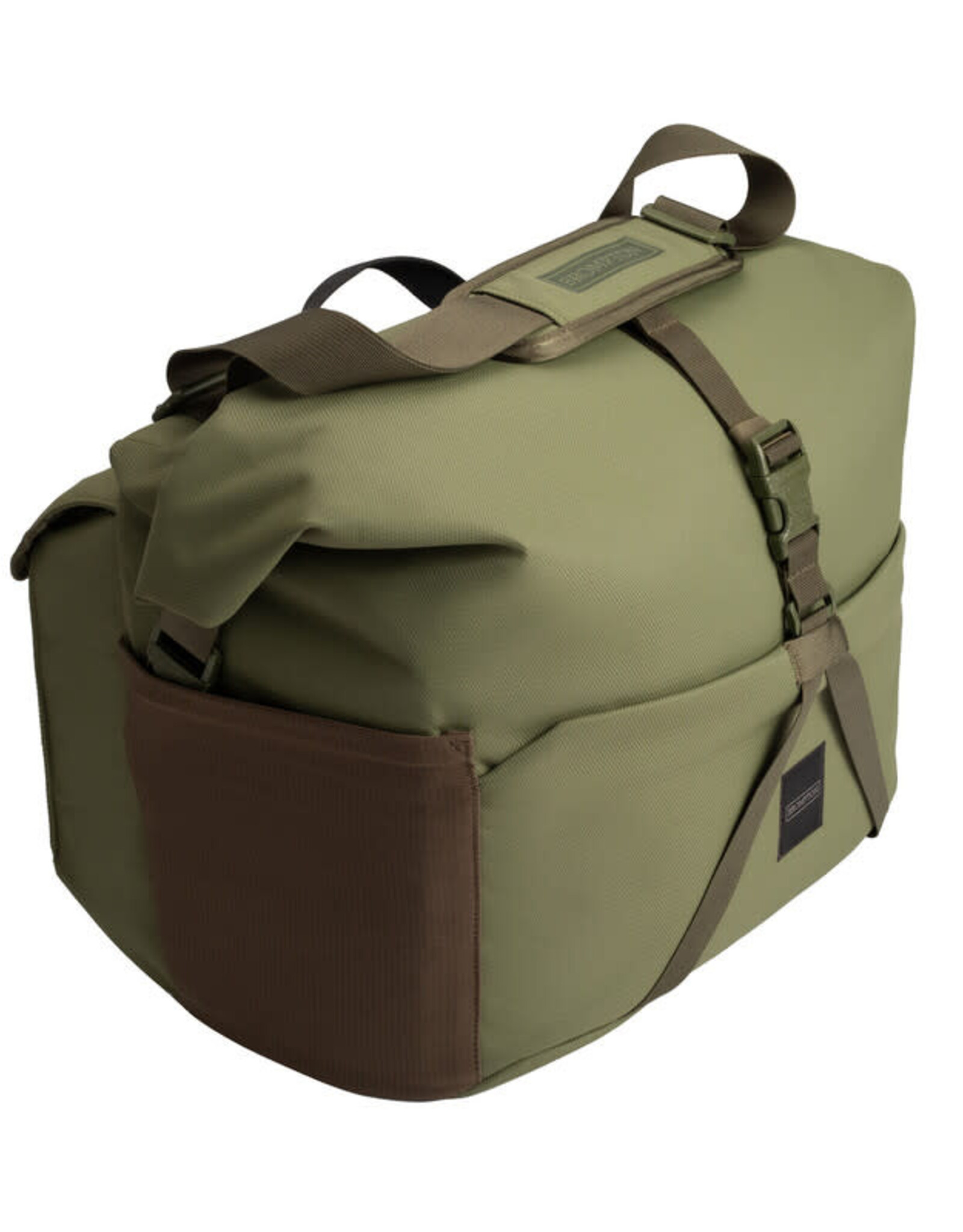 Brompton Brompton - Luggage - Rolltop Bag + Frame, Lrg, Olive Green
