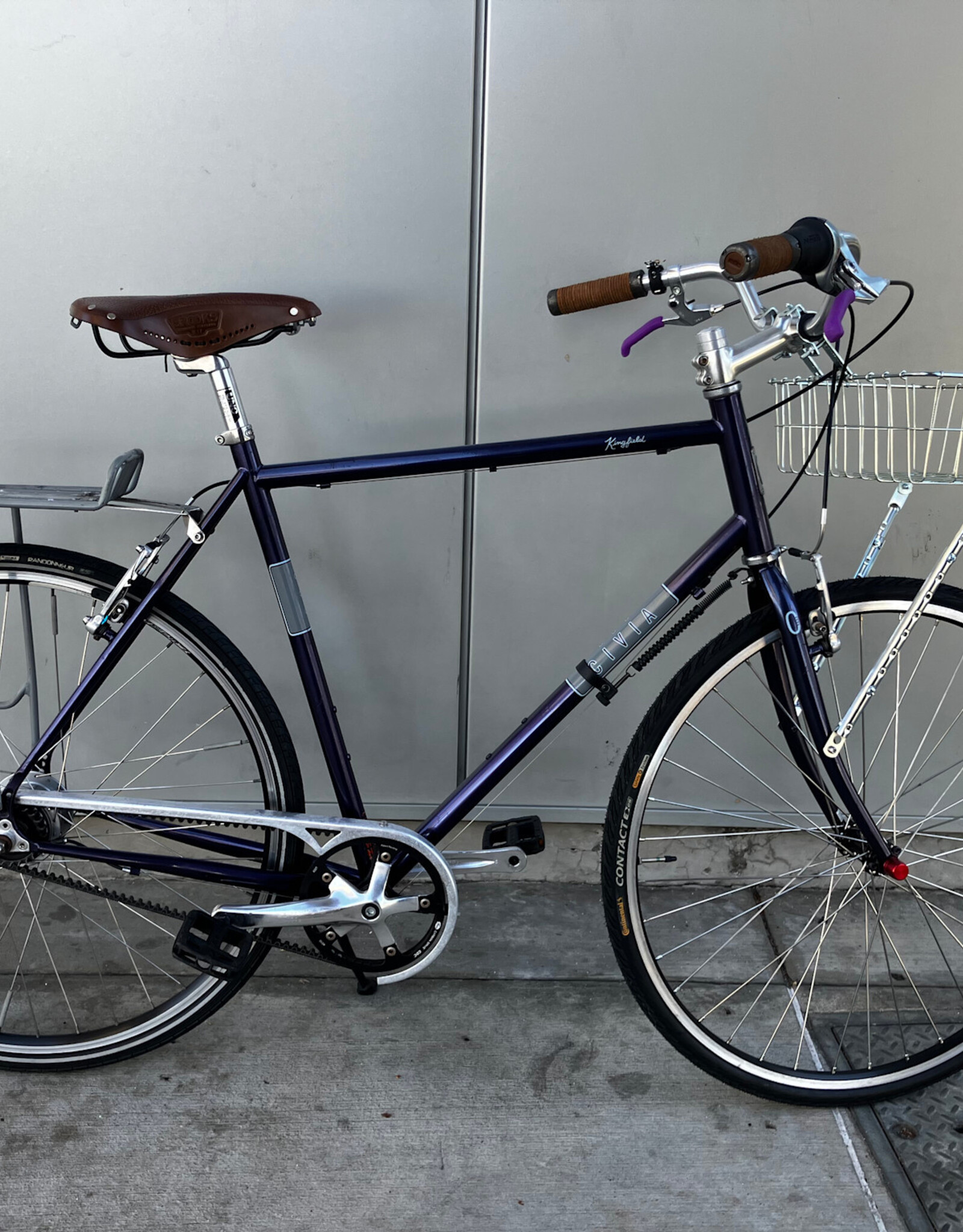 Civia Kingfield, 58cm, Nexus 8S belt drive, Purple