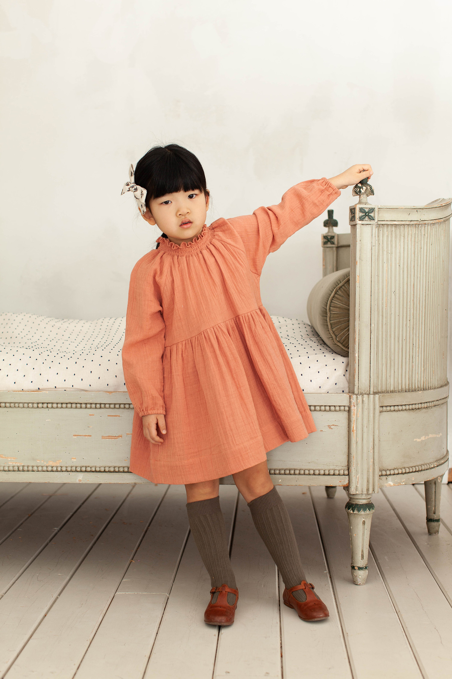 おトク】 Ploom Soor ワンピース Astrid 2/3Y Chamomile Dress 