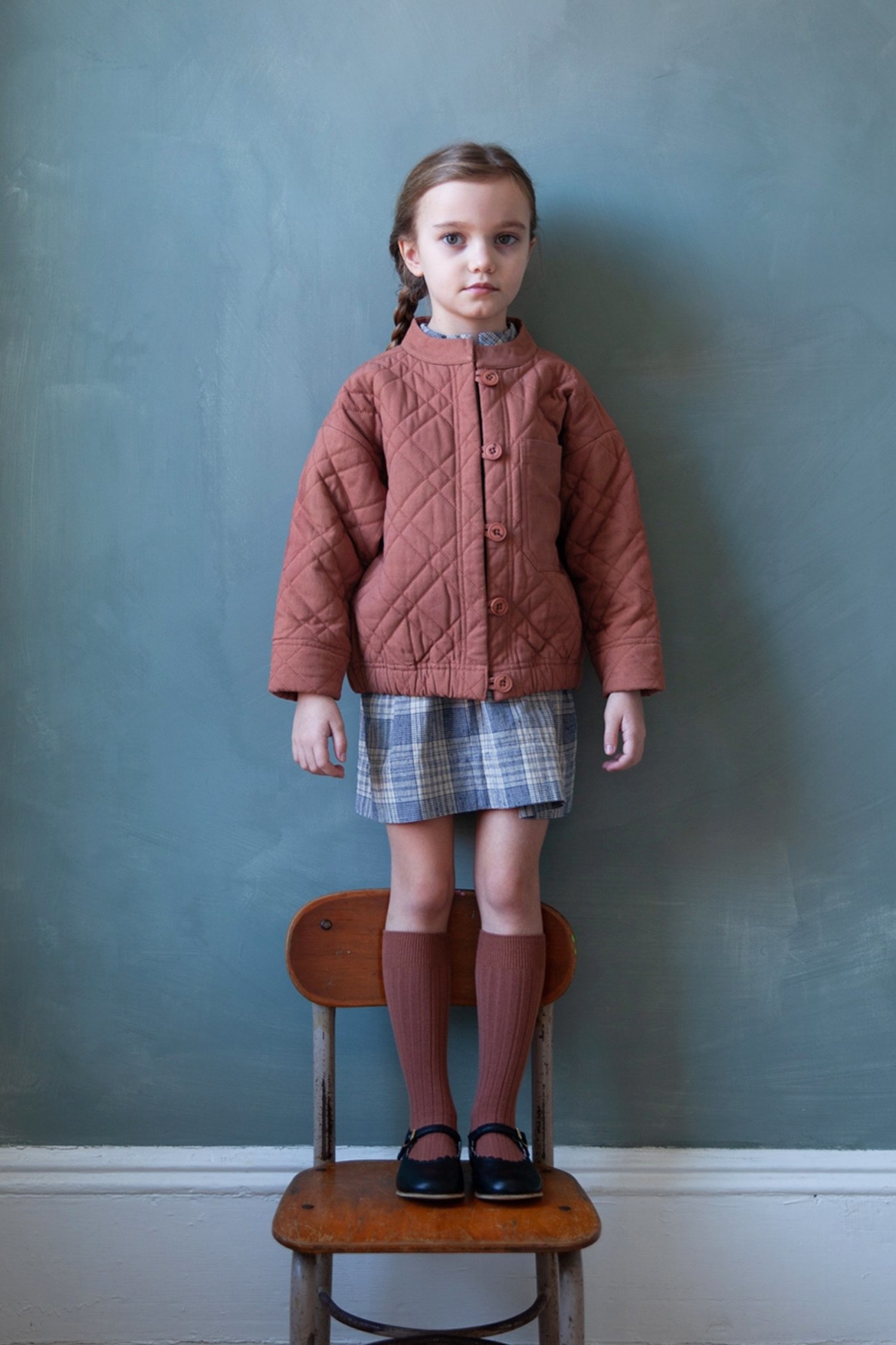 Soor Ploom Quilted Jacket - Henna