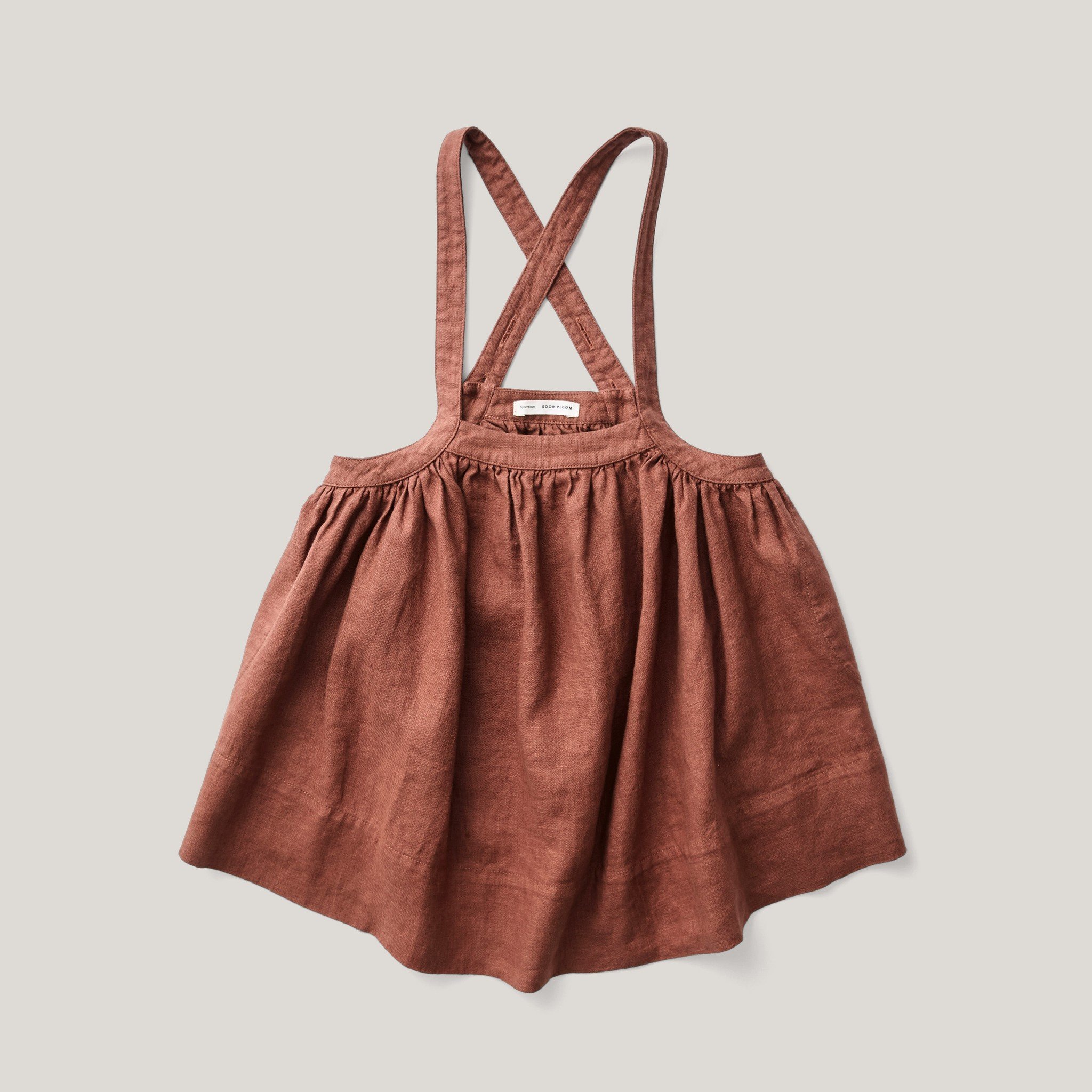 Soor Ploom eloise pinafore - henna