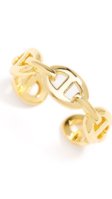 Mariner Links / 18k Gold Plated Ring