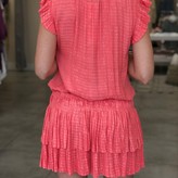 Mariana Pleated Short Sleeve Dress