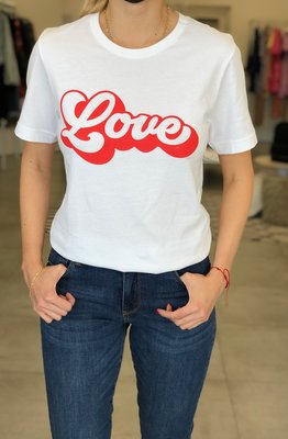 Retro "Love" Graphic T-Shirt