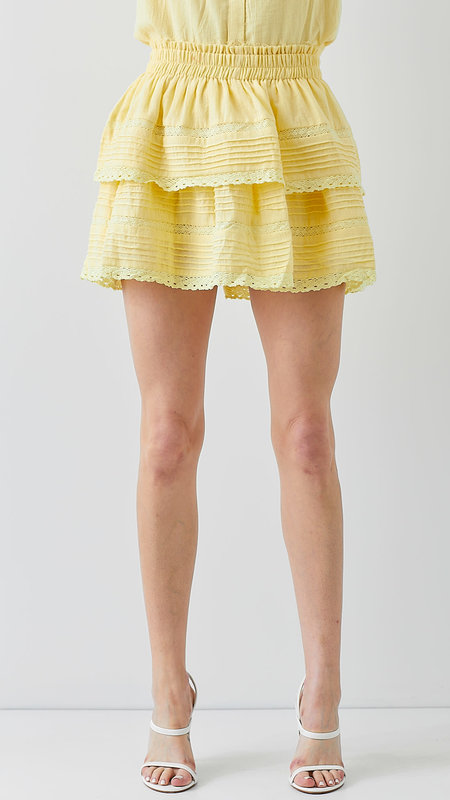Sienna Ruffle Lace Skirt