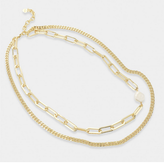 NECKLACE- DOUBLE LAYERED GOLD PLATED