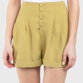 Ophelia Pleated Roll Up Shorts