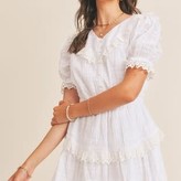 Luella Lace Trim Mini Dress