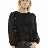 Sariah Long Sleeve Ruffled Blouse