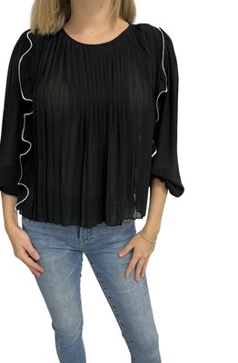 Sariah Long Sleeve Ruffled Blouse