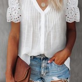 Emory Lace Detail Sleeve Blouse