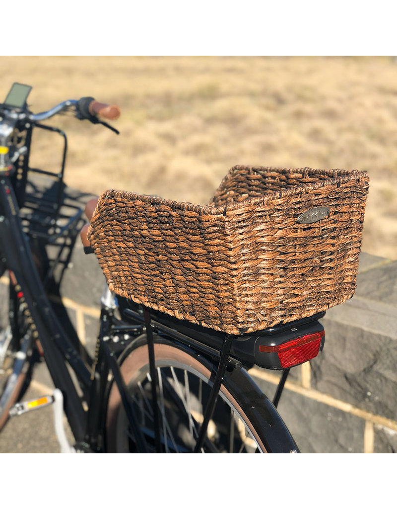 Lekker Dutch Rear Basket - Dark Brown