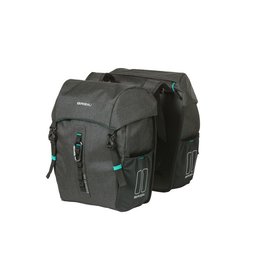 Basil Bags Basil Discovery Double Pannier Bags Black