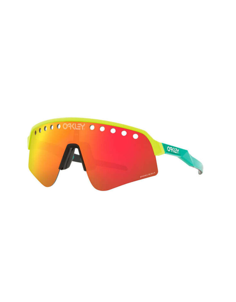 Oakley Sutro Lite Sweep Tennis Ball Yellow with Prizm Trail