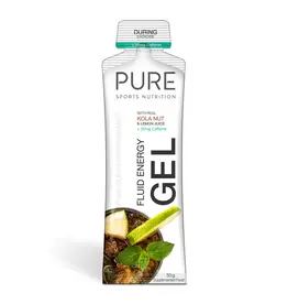 Pure Sports Nutrition Fluid Energy Gel 50g Kola Nut & Lemon Juice
