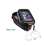 Ibera top tube pouch with phone sleeve