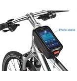 Ibera top tube pouch with phone sleeve