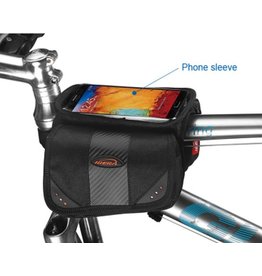 Ibera top tube pouch with phone case